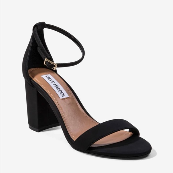 Steve Madden Dylann Black High Heels - Picture 1 of 5